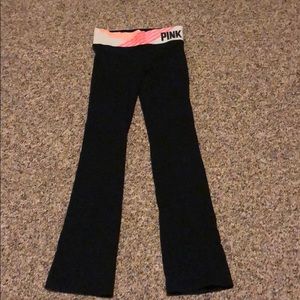 Pink yoga pants